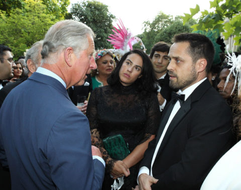 Elephant Action League - Prince Charles and EAL's Founder Mr. Andrea Crosta in London - July 2013 - Ph credits: Elephant Action League